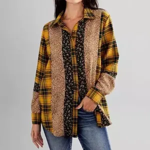 Gimmicks Plaid Pieced Shirt thumbnail 3
