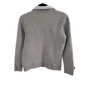 Patagonia Women's Organic Cotton Quilt Snap T Pullover Gray And Lilac Sz‎ XS thumbnail 2