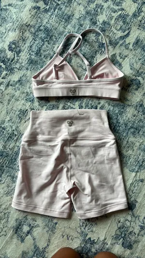 Aritzia biker shorts and bra set thumbnail 2