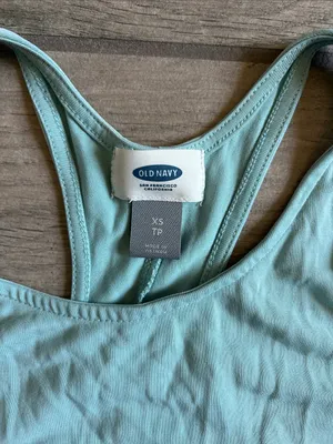Old Navy Mint Racerback Tank Top thumbnail 2
