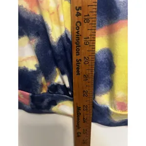 Bobbie Brooks XL Colorful Abstract Half Zip Pullover Stretch Women’s Top Lounge thumbnail 11