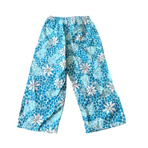 Lilly Pultizer Vintage V2K Blue TIger Floral Jungle Print Pants Size Medium thumbnail 3