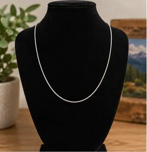 23in Sterling Silver Necklace  thumbnail 1