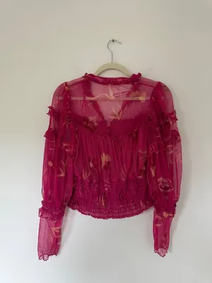 Free People Time for Shine Top Pink thumbnail 10