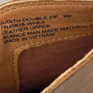 Frye Judith Women's Brown Leather Double Zip Almond Toe Heeled Ankle Boots Sz 9M thumbnail 7