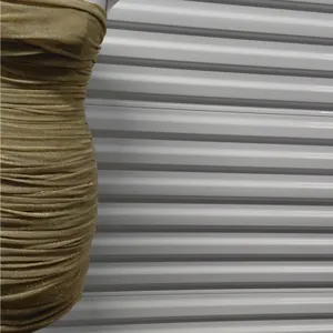 House of CB Ella Ruched Organza Mini Dress Sz Small Gold Cocktail Party Wedding thumbnail 5