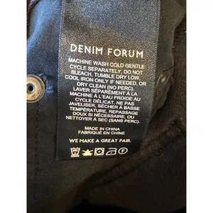 Aritzia Denim Forum Skirt Women 23 Black‎ Washed Denim 90s Cargo Mini Jean Retro thumbnail 10