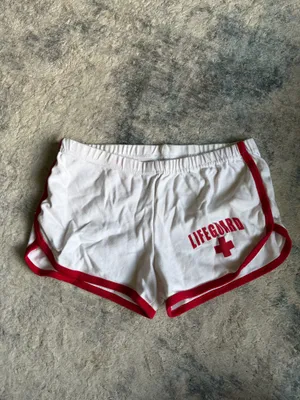 Lifeguard Sweat Shorts White Size L thumbnail 2