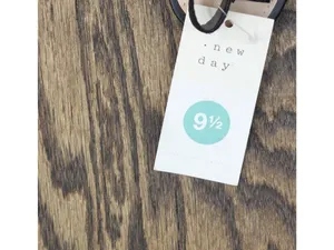 NWT A New Day London Lace Slingback Bow Flats 94303528 Black 9.5M thumbnail 9
