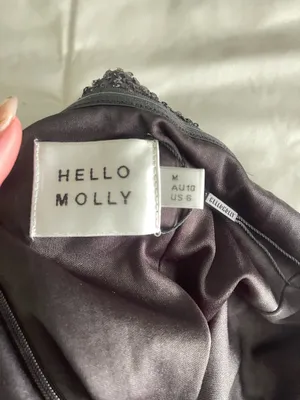 Hello Molly Mini Dress Black Sequin thumbnail 2
