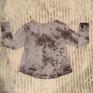 American Eagle‎ Soft & Sexy Grey Tie Dye Long Sleeve Top L thumbnail 6