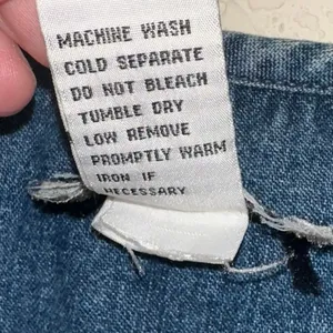 Vintage‎ Haggar Denim Utility Vest Large Blue Zip Front Workwear Pockets 90s thumbnail 5