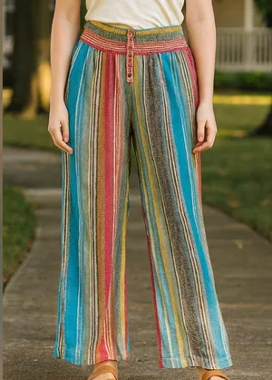 Indigo Rein Rainbow Striped Pants thumbnail 1