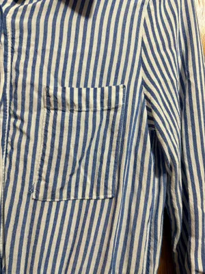 Lulus Lifestyle Blue and White Striped Long Sleeve Shirt Dress thumbnail 5