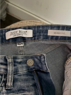 Judy Blue Light Blue Distressed High-Rise Skinny Jeans thumbnail 3