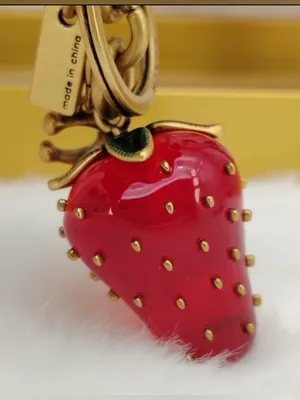 Coach Strawberry Bag Charm thumbnail 1