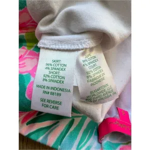 Lilly Pulitzer Madison Skort Hot On The Scene Size Small Floral Tropical Pink thumbnail 9