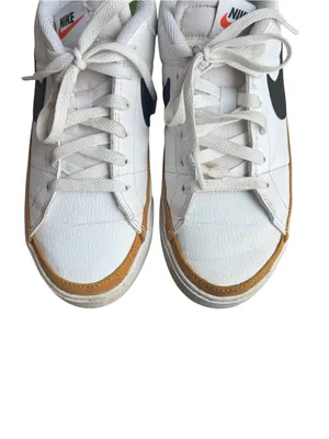 Nike - Court Legacy Next Nature Women’s Sneakers White Black Desert Ochre Sz 8 thumbnail 4