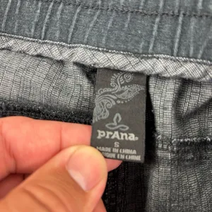 PrAna Pants Womens Small Gray Breathe Drawstring Waist Wide Leg Travel Chino thumbnail 9