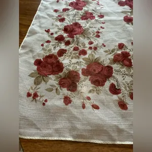 Laura Ashley Floral Square Polyester Scarf Cottagecore Vintage Made In Italy thumbnail 6