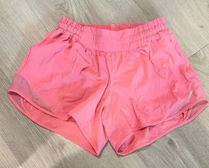 Women's Coral Hotty Hot lululemon Athletic Shorts thumbnail 1