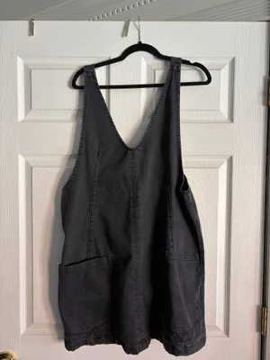 We the free high roller denim dress thumbnail 4