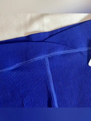 NWT FP Movement Free Throw Shorts S Small Outerspace Blue Crossover Ribbed $40 thumbnail 6