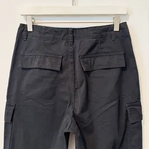 HM Cargo Pants Size 6 Faded‎ Black High Rise Wide Leg Baggy Alternative Grunge thumbnail 7