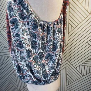 Free People‎ Floral Paisley Knot Halter Top thumbnail 6