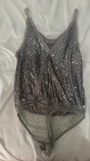 Free People Bodysuit Intimately Sequin thumbnail 3