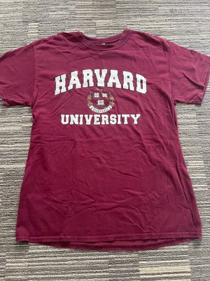 Harvard Maroon T-Shirt Gildan Medium thumbnail 1