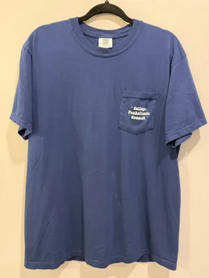 Comfort Colors Valdosta State University 2025 Panhellenic Showcase Short Sleeve Pocket Tee Blue thumbnail 1