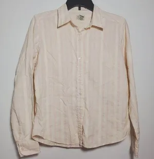 L.L Bean Pastel Color Button Down Long Sleeve Medium thumbnail 1
