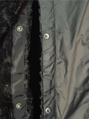 The North Face Mossbud Swirl Reversible Black Hooded Quilted Parka thumbnail 6