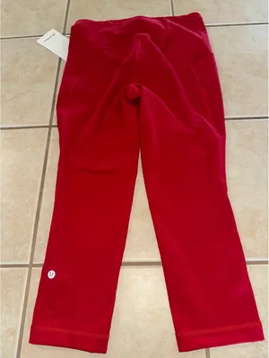Lululemon Swift Speed With Pockets High Rise 21” Dark Red Size 8 NWT thumbnail 3