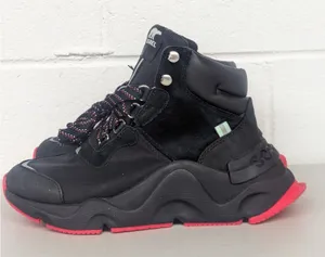 - New Sorel kinetic Rngd black red waterproof snow caribou boot conquest Sz 6 thumbnail 1