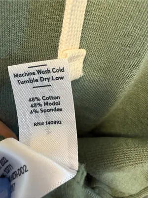 Marine Layer Afternoon Full Zipper Hoodie Jacket Sage Green Size Small thumbnail 8