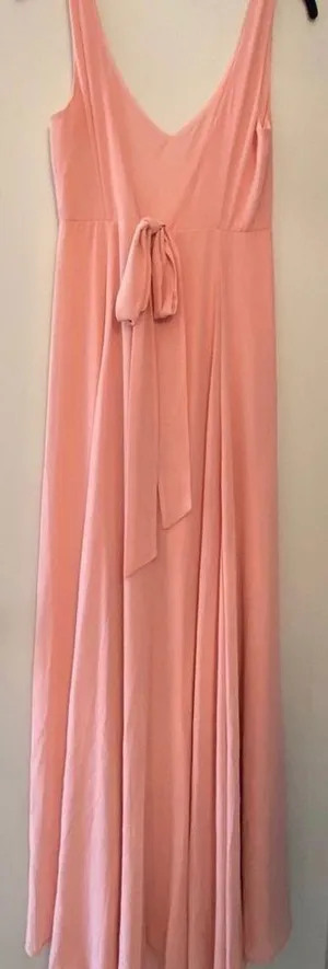 NWT Jenn Pink Maxi Bridesmaids Formal Dress - Size S thumbnail 5