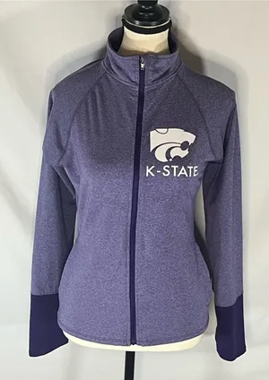 Rivalry Threads Kansas State Wildcats Athletic Performance Womens Jacket Small thumbnail 1