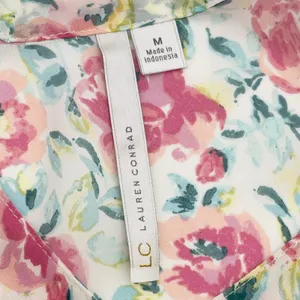 Lauren Conrad Floral‎ Blouse Women Medium Flowy Cottage Feminine Dainty Coquette thumbnail 9