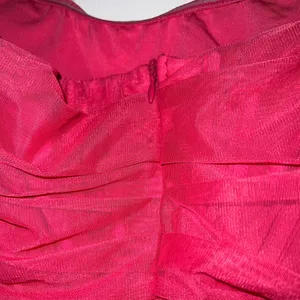 Superdown Sonya Bustier Mesh Dress in Hot Pink Size Small thumbnail 9