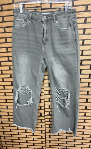 Vervet Olive‎ Green Crop Jeans Size 28 thumbnail 1