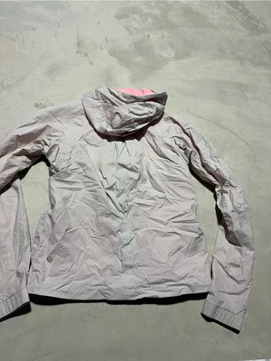 Lululemon run rise & shine Light Pink Hooded Windbreaker Jacket 4 thumbnail 10