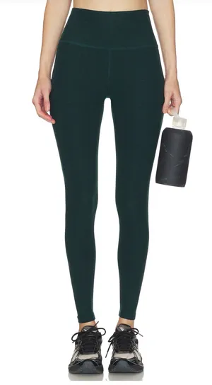 Beyond Yoga Leggings High-Waisted Spacedye Green M thumbnail 1