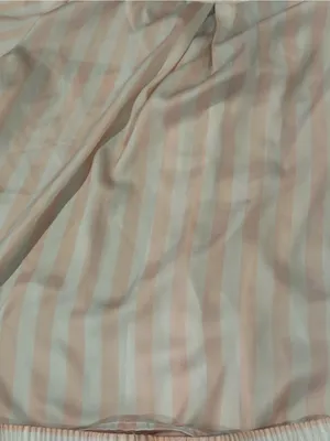 Vintage Betsey Johnson Pink and White Striped Mrs. Pajamas Set thumbnail 5