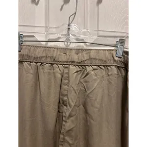 Jones New York Jones & Co Green Khaki Lyocell Elastic Waist Pants Plus Size 1X Lagenlook Earthy thumbnail 5