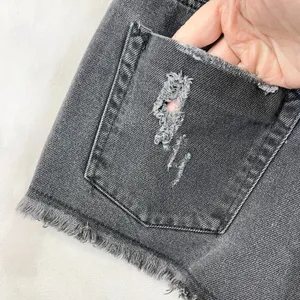 Sincerely Jules Denim Shorts Womens XSmall Distressed Grunge Street‎ Festival thumbnail 5