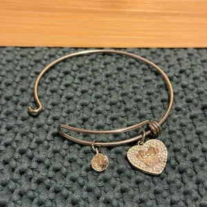 Disney Minnie Mouse Mickey Silver Alex Ani Style Bracelet ILL BE YOUR MINNIE thumbnail 4