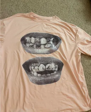 Vintage t shirt Pink Size L thumbnail 2