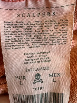 Scalpers Coral Washed Graphic Crewneck Sweatshirt 100% Cotton Size L thumbnail 7